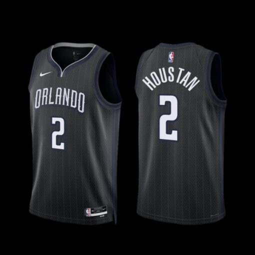 Orlando Magic Caleb Houstan 2022-23 Black City Edition Jersey