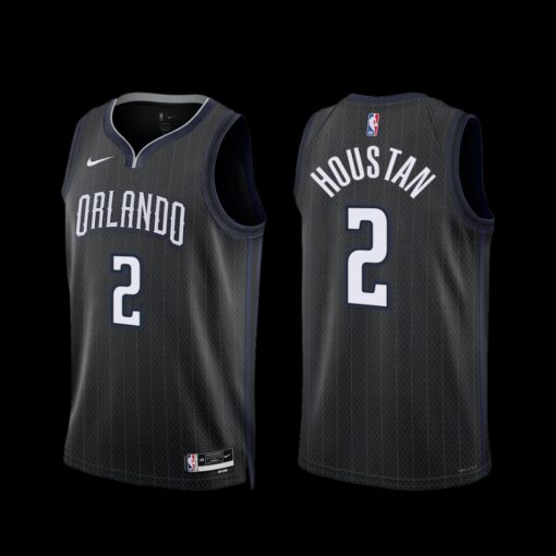 Orlando Magic Caleb Houstan 2022-23 Black City Edition Jersey
