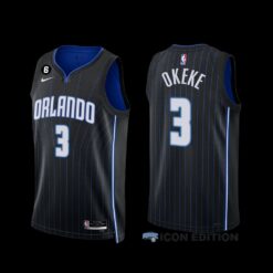 Orlando Magic Chuma Okeke 2022-23 Icon Edition Jersey Black