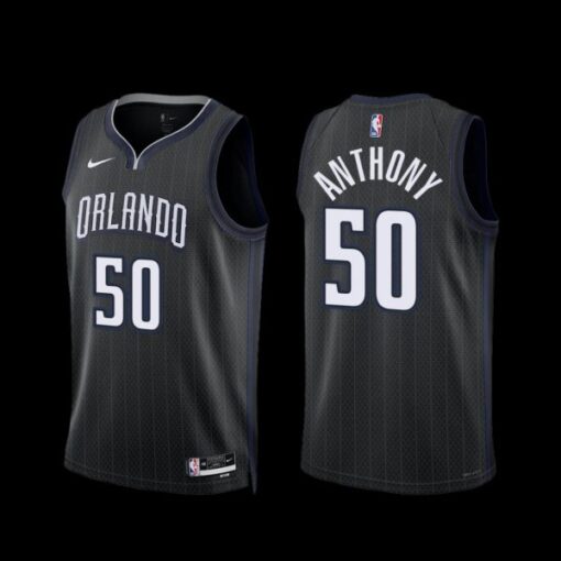 Orlando Magic Cole Anthony 2022-23 Black City Edition Jersey