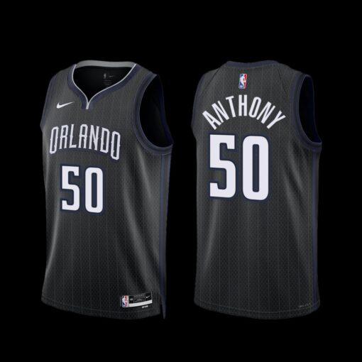 Orlando Magic Cole Anthony 2022-23 Black City Edition Jersey