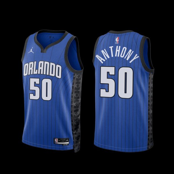 Orlando Magic Cole Anthony 2022-23 Blue Statement Edition Jersey Orlando Magic Cole Anthony 2022-23 Blue Statement Edition Jersey