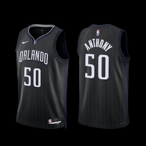 Orlando Magic Cole Anthony 2022-23 City Edition Jersey Black