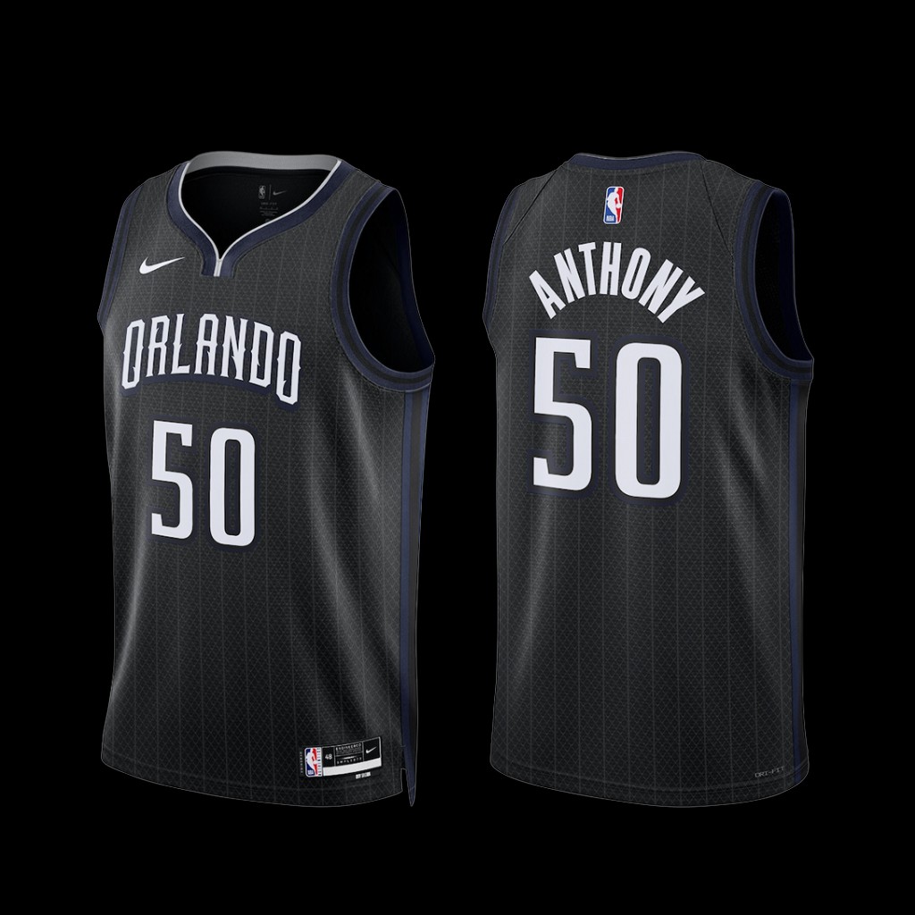 Orlando Magic Cole Anthony 2022-23 City Edition Jersey Black Orlando Magic Cole Anthony 2022-23 City Edition Jersey Black