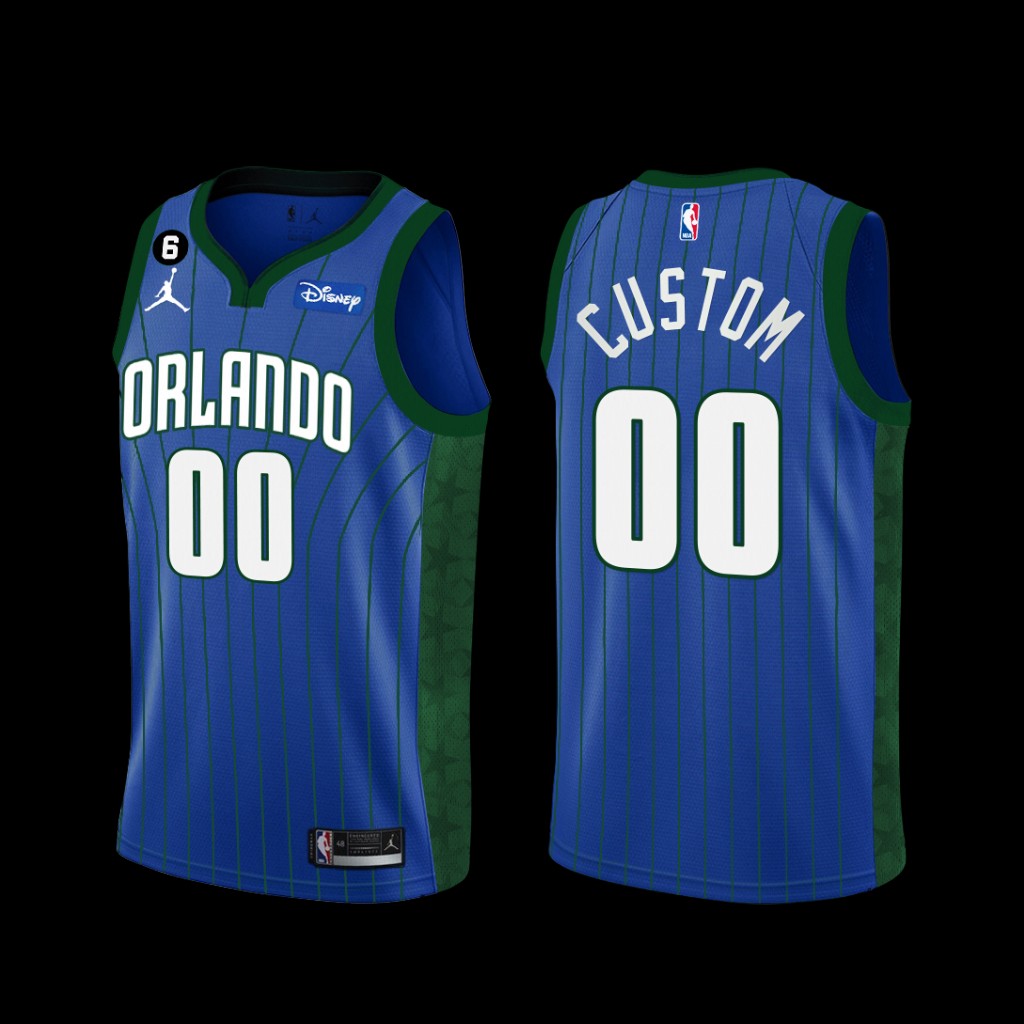 Orlando Magic Custom 2022-23 Statement Edition Jersey Blue Orlando Magic Custom 2022-23 Statement Edition Jersey Blue