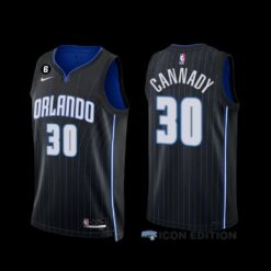 Orlando Magic Devin Cannady 2022-23 Icon Edition Jersey Black