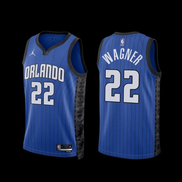 Orlando Magic Franz Wagner 2022-23 Blue Statement Edition Jersey Orlando Magic Franz Wagner 2022-23 Blue Statement Edition Jersey