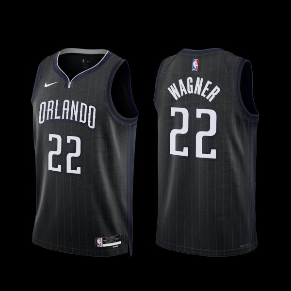 Orlando Magic Franz Wagner 2022-23 City Edition Jersey Black Orlando Magic Franz Wagner 2022-23 City Edition Jersey Black