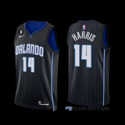 Orlando Magic Gary Harris 2022-23 Icon Edition Jersey Black