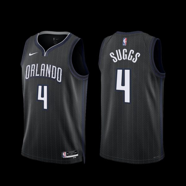 Orlando Magic Jalen Suggs 2022-23 Black City Edition Jersey Orlando Magic Jalen Suggs 2022-23 Black City Edition Jersey