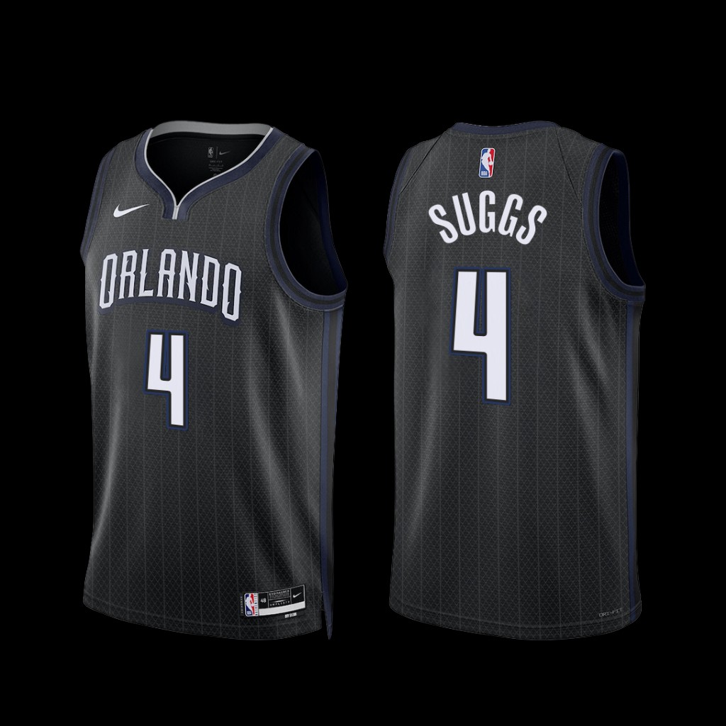Orlando Magic Jalen Suggs 2022-23 Black City Edition Jersey Orlando Magic Jalen Suggs 2022-23 Black City Edition Jersey