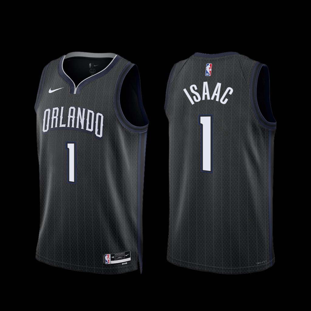 Orlando Magic Jonathan Isaac 2022-23 Black City Edition Jersey Orlando Magic Jonathan Isaac 2022-23 Black City Edition Jersey