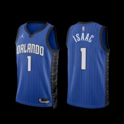 Orlando Magic Jonathan Isaac 2022-23 Blue Statement Edition Jersey