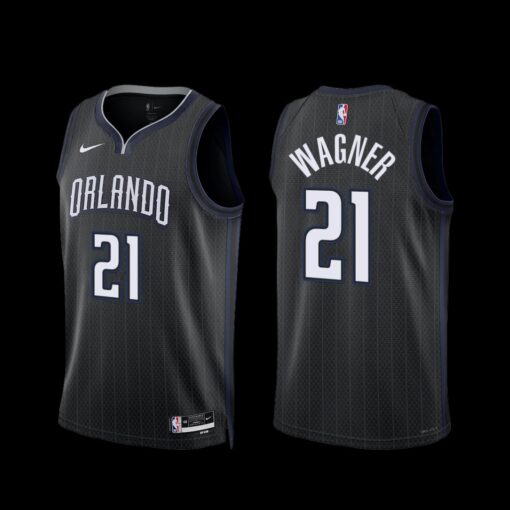 Orlando Magic Moritz Wagner 2022-23 Black City Edition Jersey