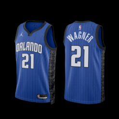 Orlando Magic Moritz Wagner 2022-23 Blue Statement Edition Jersey