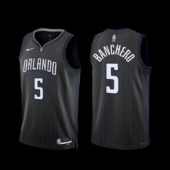 Orlando Magic Paolo Banchero 2022-23 Black City Edition Jersey