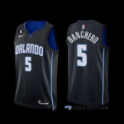 Orlando Magic Paolo Banchero 2022-23 Icon Edition Jersey Black