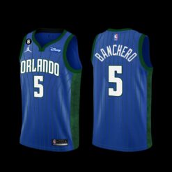 Orlando Magic Paolo Banchero 2022-23 Statement Edition Jersey Blue