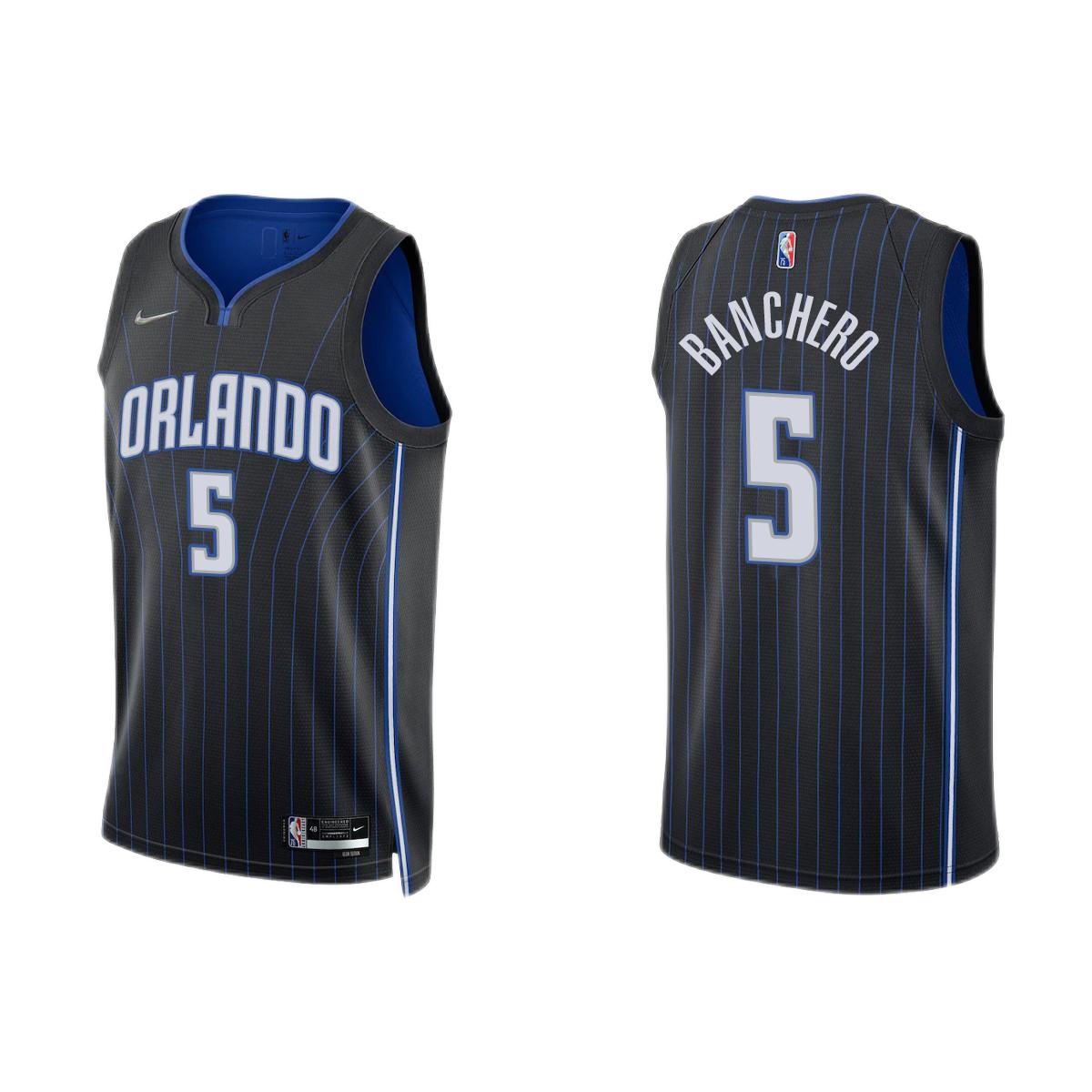 Orlando Magic Paolo Banchero Black Icon Edition Jersey Orlando Magic Paolo Banchero Black Icon Edition Jersey