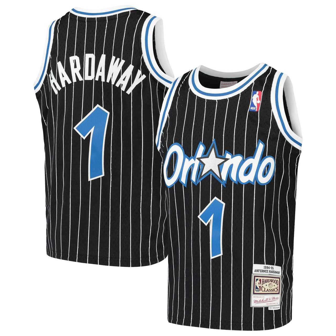Orlando Magic Penny Hardaway Black Throwback Jersey Orlando Magic Penny Hardaway Black Throwback Jersey