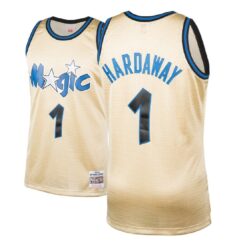 Orlando Magic Penny Hardaway Cream Throwback Jersey