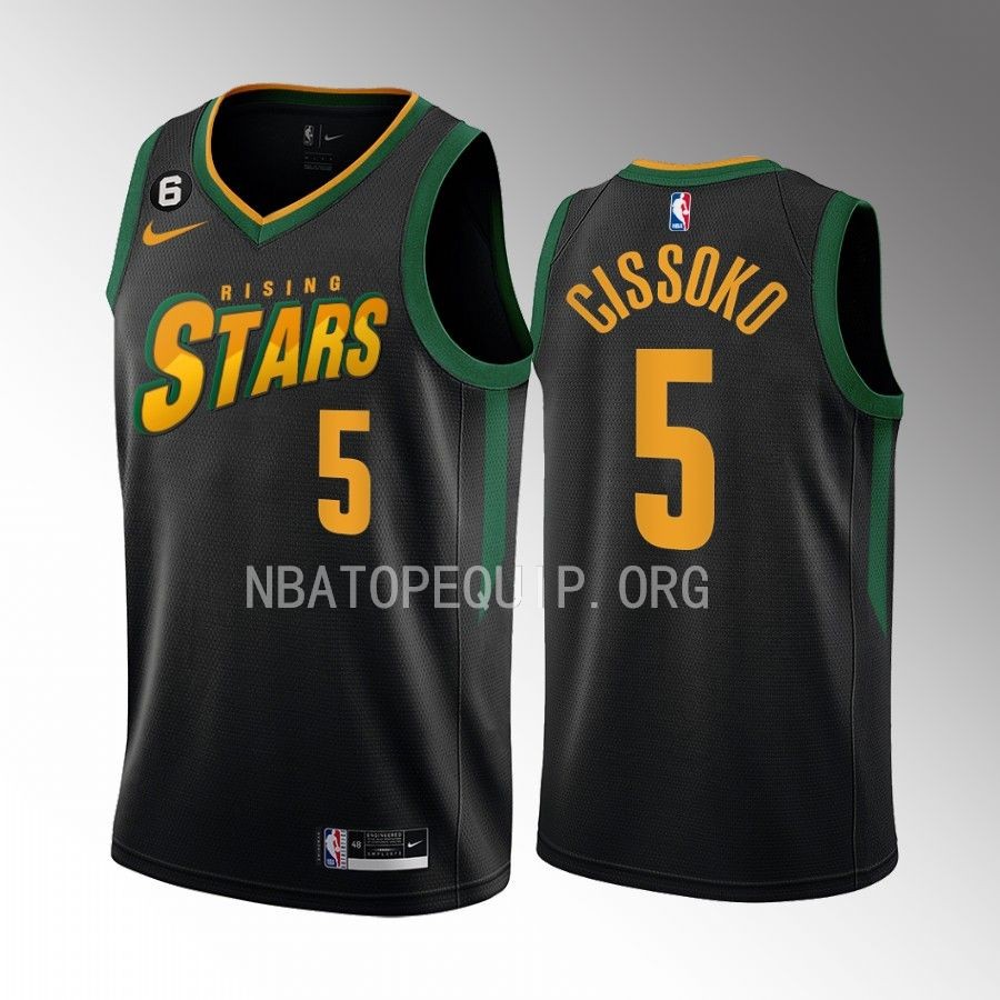 Orlando Magic Sidy Cissoko 2023 NBA Rising Stars Black Jersey Orlando Magic Sidy Cissoko 2023 NBA Rising Stars Black Jersey