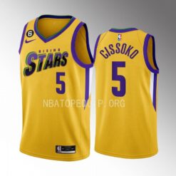 Orlando Magic Sidy Cissoko 2023 NBA Rising Stars Yellow Jersey