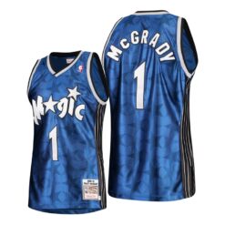 Orlando Magic Tracy McGrady Blue Stars Throwback Jersey