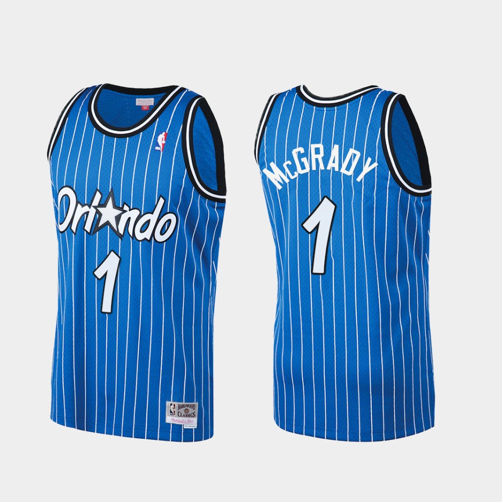 Orlando Magic Tracy McGrady Royal Throwback Jersey Orlando Magic Tracy McGrady Royal Throwback Jersey