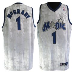 Orlando Magic Tracy McGrady White Stars Throwback Jersey