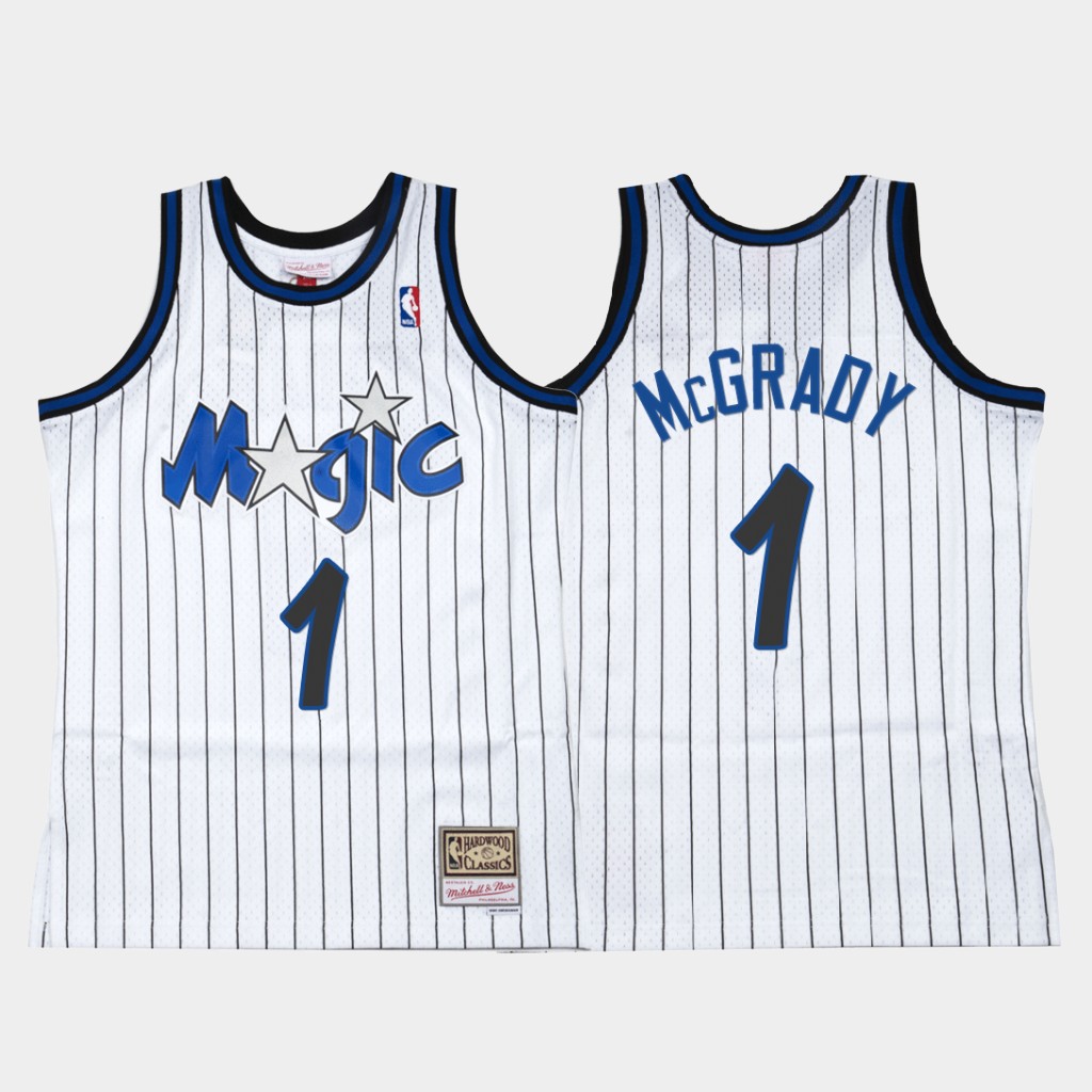 Orlando Magic Tracy McGrady White Throwback Jersey Orlando Magic Tracy McGrady White Throwback Jersey