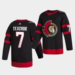 Ottawa Senators Brady Tkachuk 2020-21 Home Black Jersey