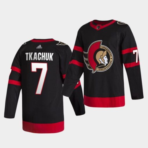 Ottawa Senators Brady Tkachuk 2020-21 Home Black Jersey