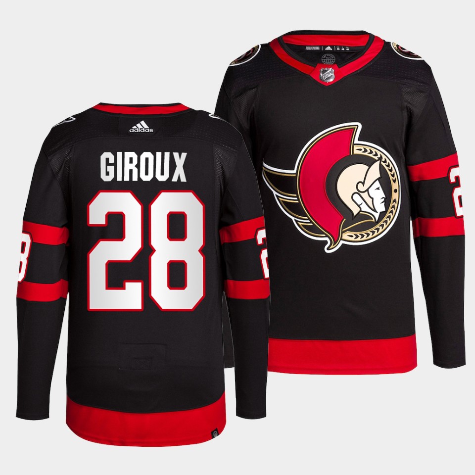 Ottawa Senators Claude Giroux 2022 Black Home Jersey Ottawa Senators Claude Giroux 2022 Black Home Jersey