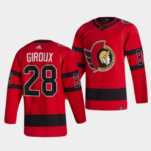 Ottawa Senators Claude Giroux Reverse Retro Red Jersey
