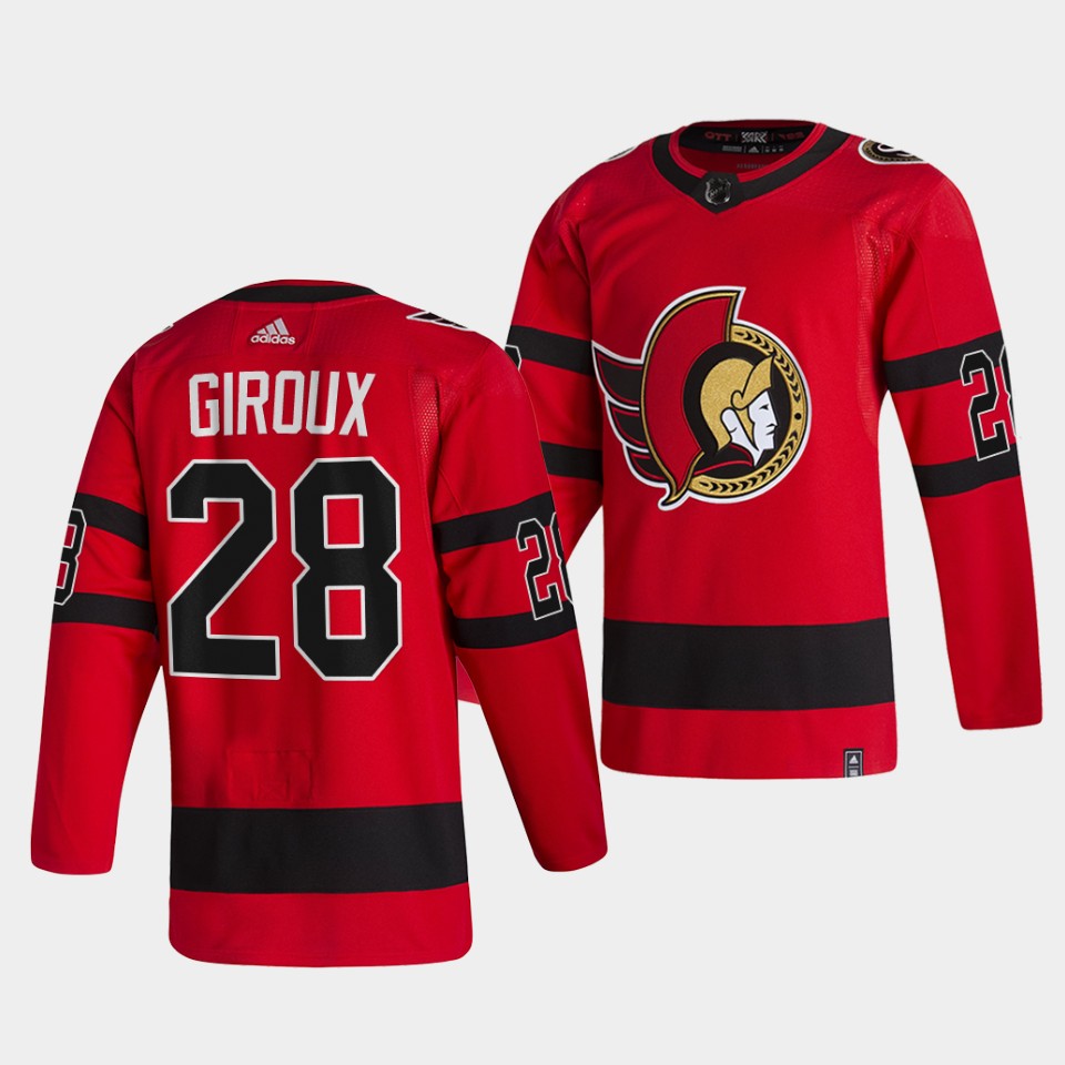 Ottawa Senators Claude Giroux Reverse Retro Red Jersey Ottawa Senators Claude Giroux Reverse Retro Red Jersey