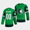 New York Rangers Custom St. Patrick’s Day Green Player Jersey