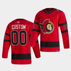 Ottawa Senators Custom Reverse Red Special Edition Jersey