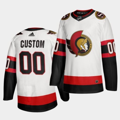 Ottawa Senators Custom Road White Jersey