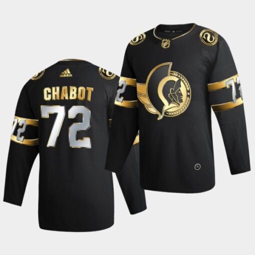 Ottawa Senators Thomas Chabot 2020-21 Golden Edition Limited Black Jersey