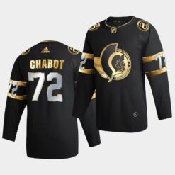 Ottawa Senators Thomas Chabot 2020-21 Golden Edition Limited Black Jersey