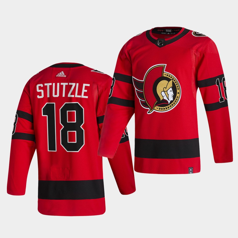 Ottawa Senators Tim Stutzle 2021 Reverse Retro Red Special Edition Jersey Ottawa Senators Tim Stutzle 2021 Reverse Retro Red Special Edition Jersey