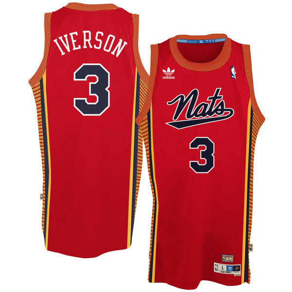 Philadelphia 76ers Allen Iverson Syracuse Nationals Red Throwback Jersey Philadelphia 76ers Allen Iverson Syracuse Nationals Red Throwback Jersey