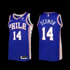Philadelphia 76ers Dewayne Dedmon 2022-23 Icon Edition Jersey Blue