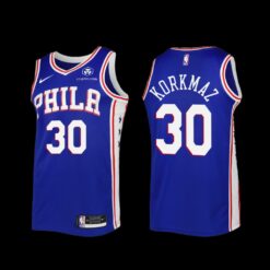 Philadelphia 76ers Furkan Korkmaz 2022-23 Icon Edition Jersey Royal