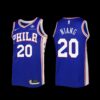 Philadelphia 76ers Georges Niang 2022-23 Cream Earned Edition Jersey