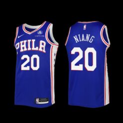 Philadelphia 76ers Georges Niang 2022-23 Icon Edition Jersey Royal