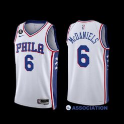 Philadelphia 76ers Jalen McDaniels 2022-23 Classic Edition Jersey White