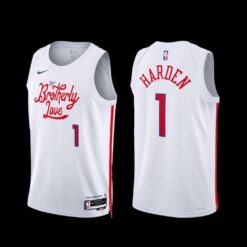 Philadelphia 76ers James Harden 2022-23 City Edition Jersey White