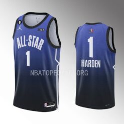 Philadelphia 76ers James Harden 2023 NBA All-Star Blue Jersey